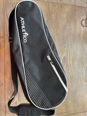 Athletico | Black 3 Racquet Tennis Bag